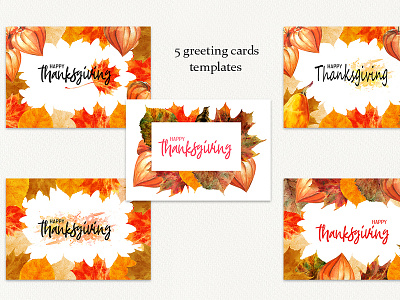 Thanksgiving greeting cards autumn design greetings illustration postcards thanksgiving thanksgiving cards thanksgiving day watercolor