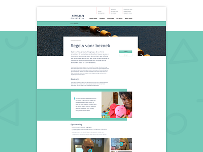 Jessa - Hospital contentpage uiuxdesign