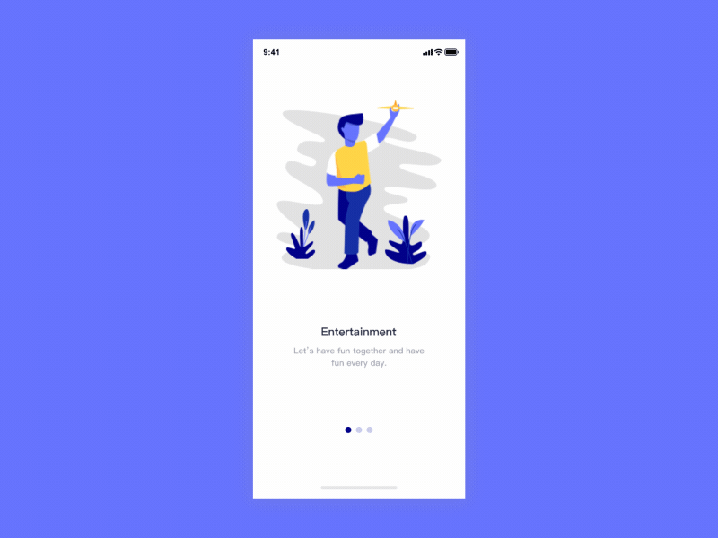 引导页 app design ui ux