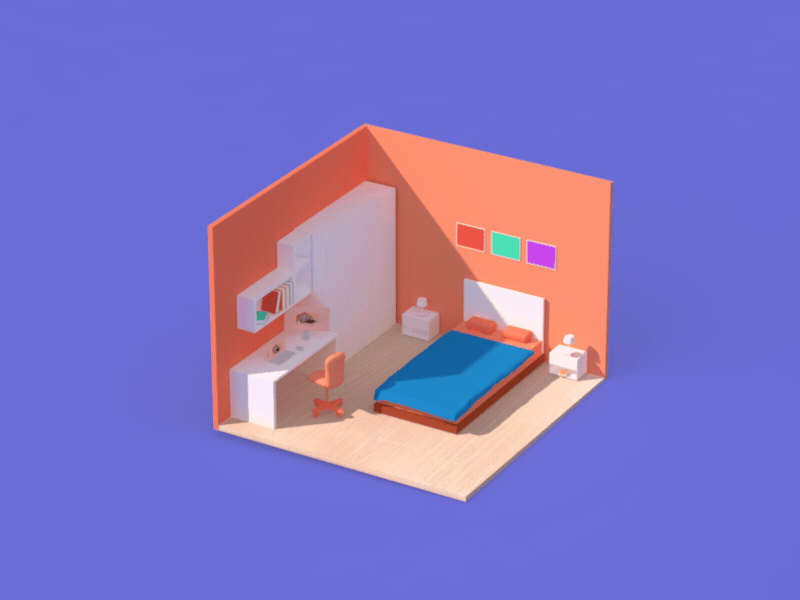小房子 animation design ui