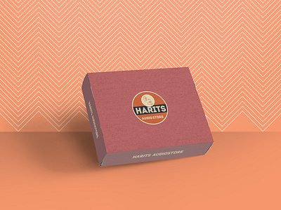 Audiostore Packaging box brand brand identity branding design illustration layout logo packaging typography