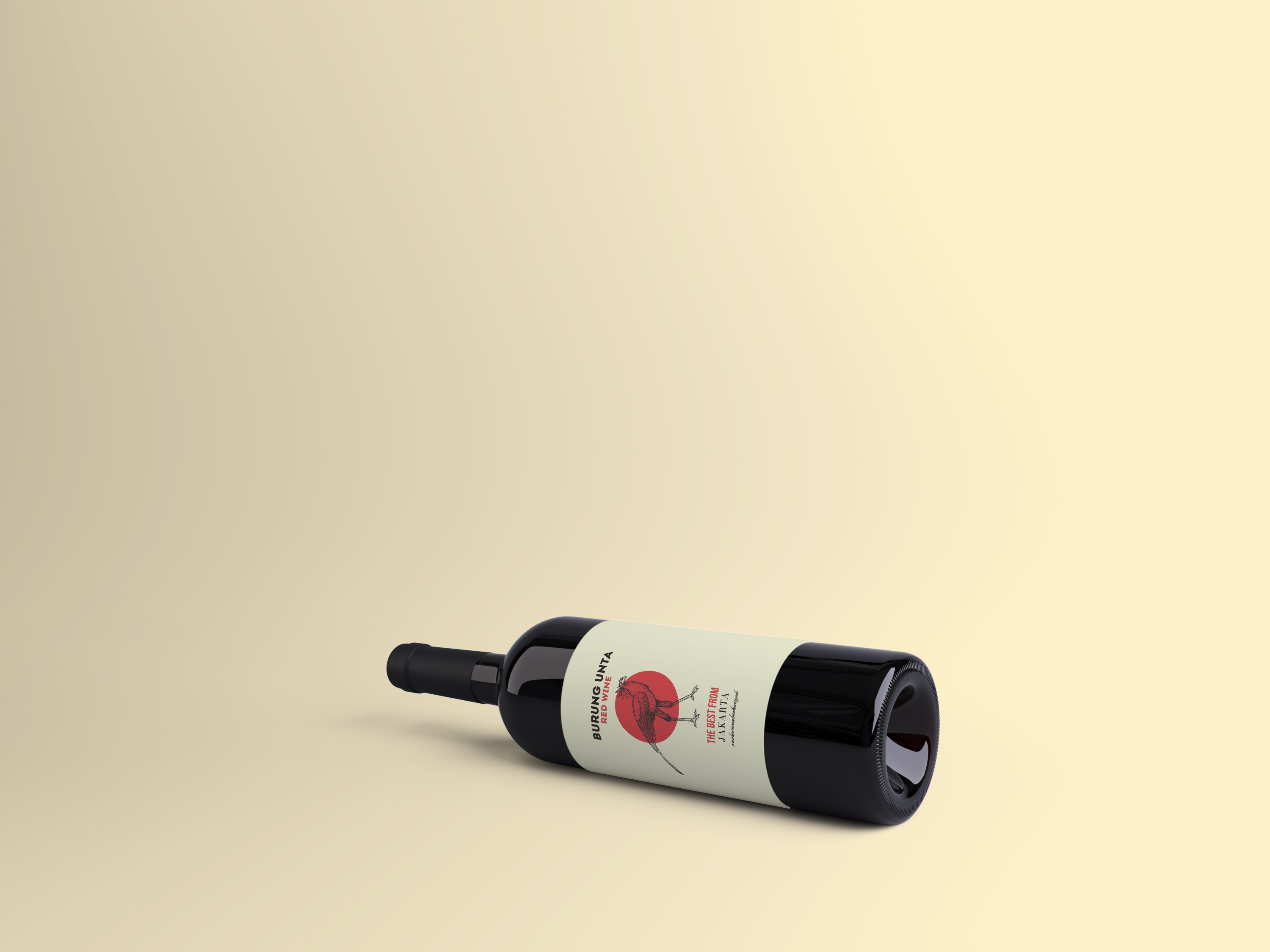 Burung Unta Wine Packaging By Muhammad Raihansyah On Dribbble