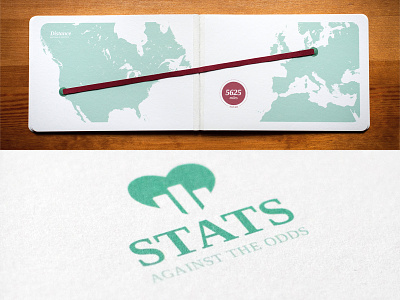 Stats Against the Odds data visulization debut design handmade linen love maps print typography vector