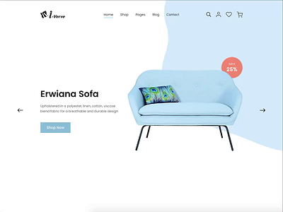 Buy Furniture Online: Landing Page Animation in Parallax animation concept design designer furniture interior interior design interior designer minimalist responsive ui uiux ux video webdesign website