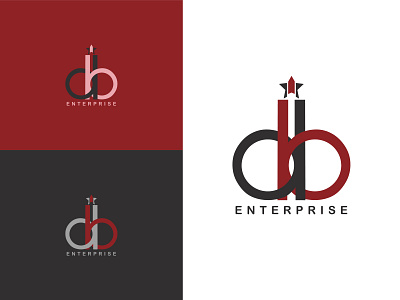 DB Enterprise Final Logo creative design graphic i verve logo typogaphy