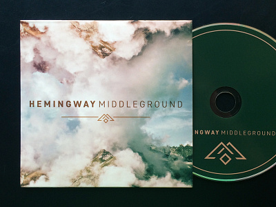 Middleground Album Art album art cd clouds cover disc hemingwayva mountains new music product