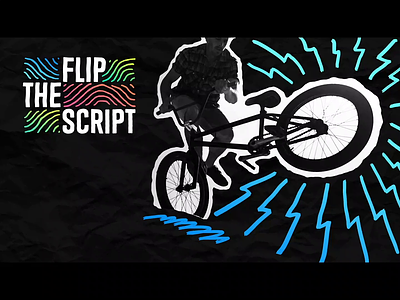 Flip The Script Title Pack 3d animation cutout flip frame by frame middle school motion design rotoscoping scribble title pack twist video bumper