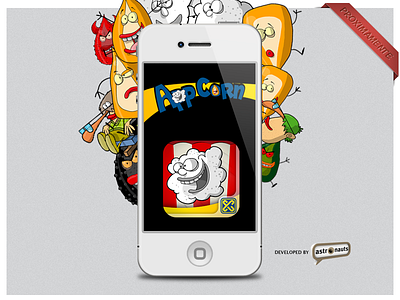 Appcorn app apple gamming illustration ios mobile tablet ui ux