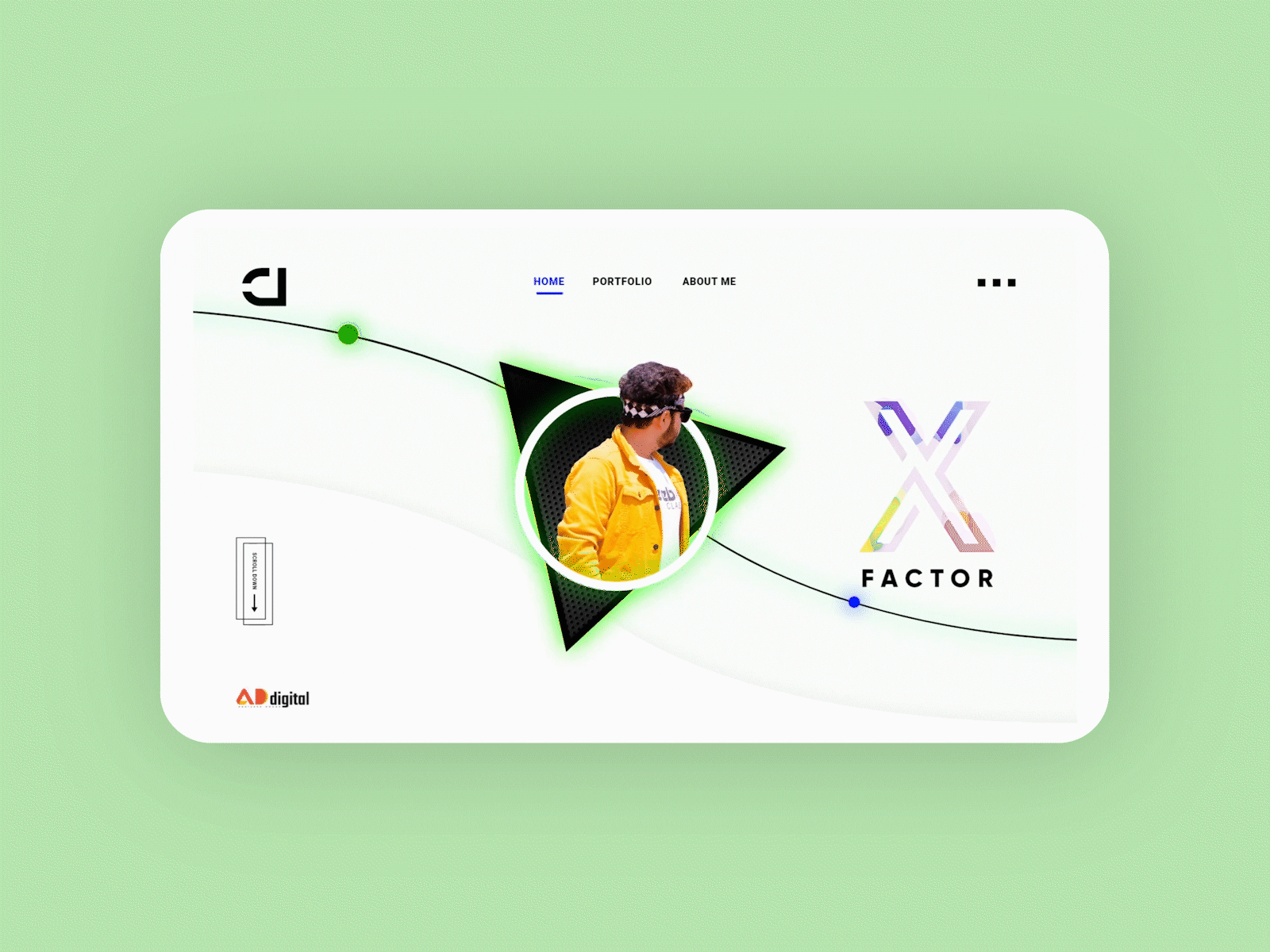 Personal Website X Factor Concept
