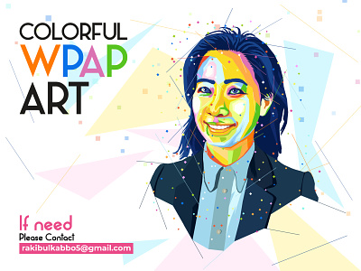 WPAP/Pop Art Portrait avater caricature cartoon portrait colorful colorful vector digital painting geometric art headshot illustration instagram illustration line art pop art realistic cartoonize vector portrait vector profile picture wpap art