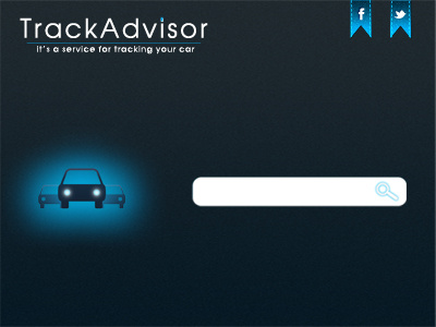 TrackAdvisor advisor auto car design mobile service site ui