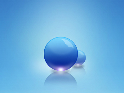 Blueballs ball blue light