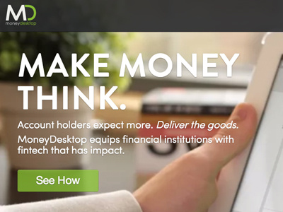 MoneyDesktop.com banking financial mobile money pfm web website