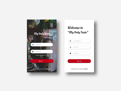 Daily UI 001 : SignUp Page_Modified app daily ui 001 dailyui design login signup sketch ui