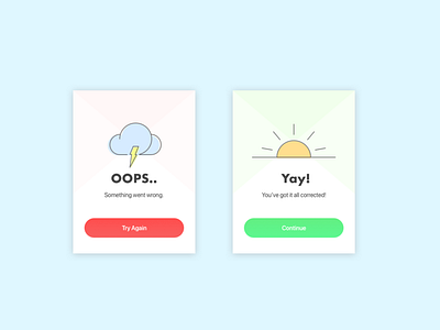 Daily UI 011 : Flash Message (Error/Success)