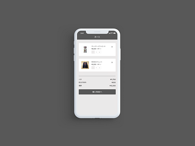 DailyUI058 : Shopping cart app daily 100 challenge daily ui daily ui 058 dailyui design sketch ui