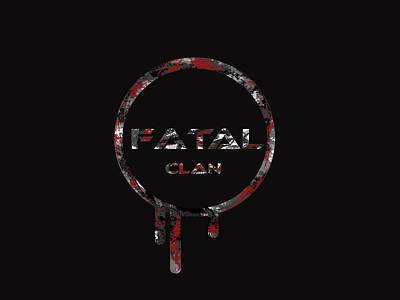 Fatal Logo art blood design logo photoshop