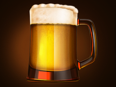 Beer beer icon illustration photoshop