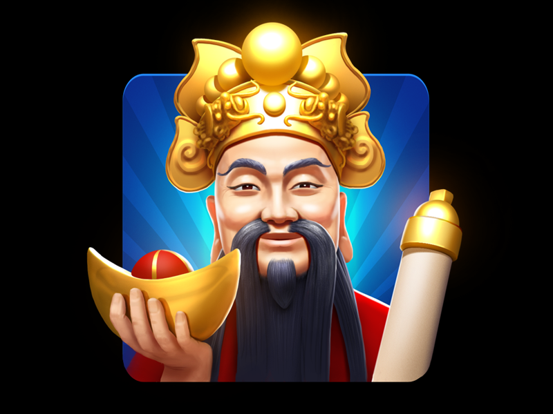 Slot Symbol God of Prosperity art casino graphic high icon photoshop slot symbol