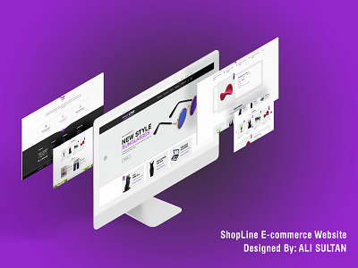 ShopLine E-Commerce Website UI/UX Design