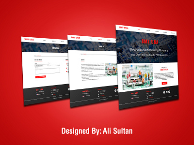 SMT USA Logo and Website Design company website smt usa usa web design website design