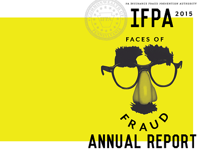 Faces of Fraud annual report mask nose