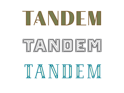 Tandem logo tandem type