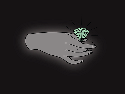 Office Ghost drawing gem ghost hand illustration vector