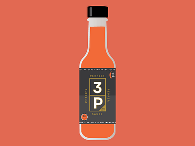 3P 3 branding hot sauce identity p packaging pepper type typography