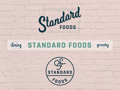 Standard Foods food grocery logo restaurant