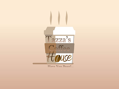 Coffee House Logo bean coffee house tazza