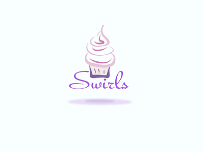Cupcake - Swirls adobe illustrator cupcake daily logo challenge swirl
