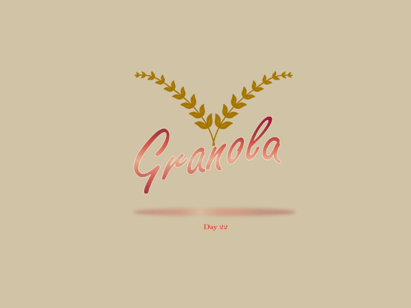 Granola granola logo design ilustrator adobe