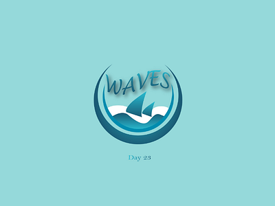 Waves adobe boat illustrator waves