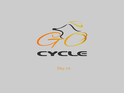 Go Cycle adobe bicycle logo design