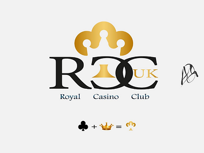 Casino Club adobe casino club concept logo royal