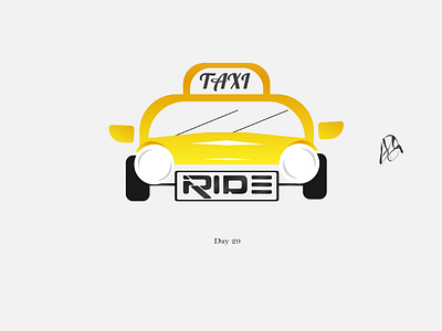 Taxi Company adobe illustrator ride taxi