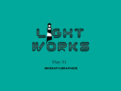 Light Works adobe lighthouse logo design