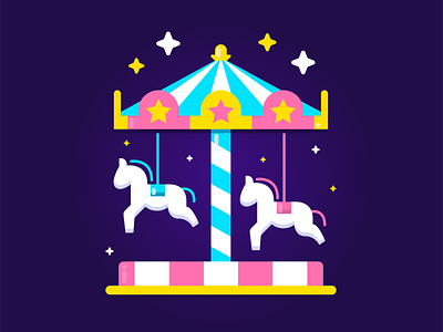 Merry Go Round amusement park attraction carousel celebrations children entertainment fairy tale horse merry go round weekends