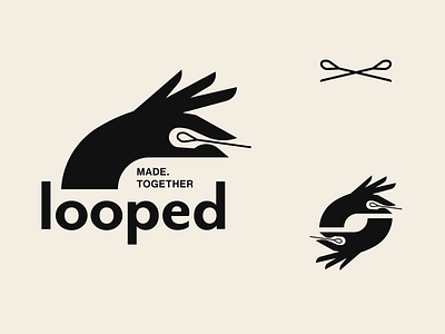 Looped Studios Branding branding identity logo logotype minimalist modern simple stamp vector