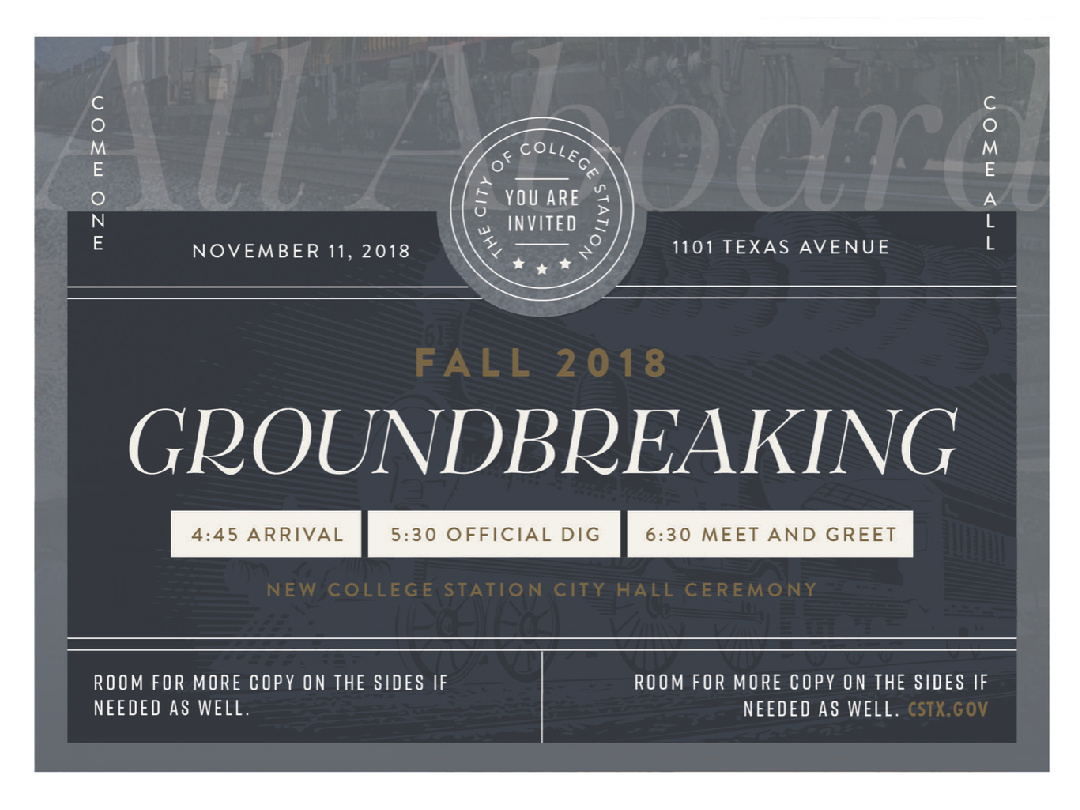 Groundbreaking Ceremony Invitation Sample