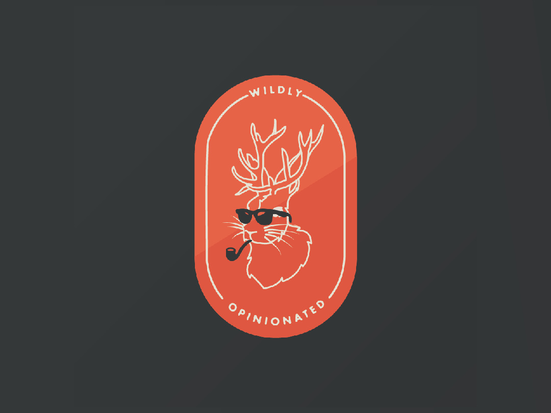 Wildly Opinionated Logo by Kendra Gilts on Dribbble