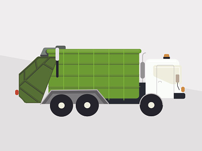 Garbage Truck car design garbage truck graphic graphic design green illustration infographic infographic elements minimalist modern simple truck vector vehicle vehicle design