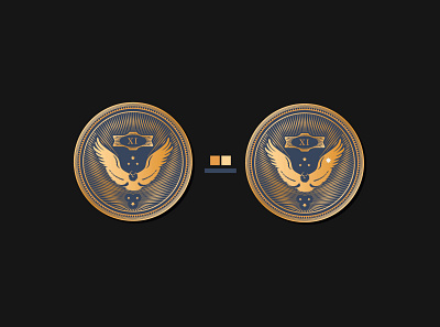City Hall Veteran Pin branding design enamel icon illustration logo military minimalist modern pin pins simple veterans