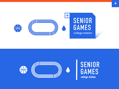 Senior Games Flat Logo Design