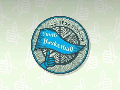 Retro Youth Basketball Sticker