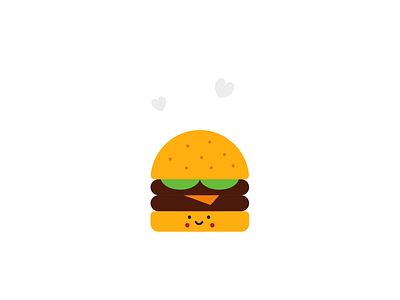 Delicious Burger art brand branding burger design flat food illustraion illustration illustration art illustrator minimal typography vector