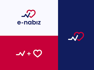 E-nabız Logo concept redesign. art brand branding design illustration illustrator logo ui ux vector