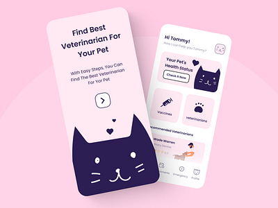 Veterinary app design 😺