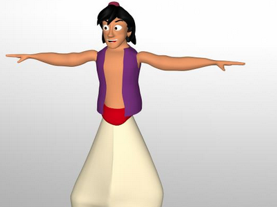 Modeling Aladdin in Maya